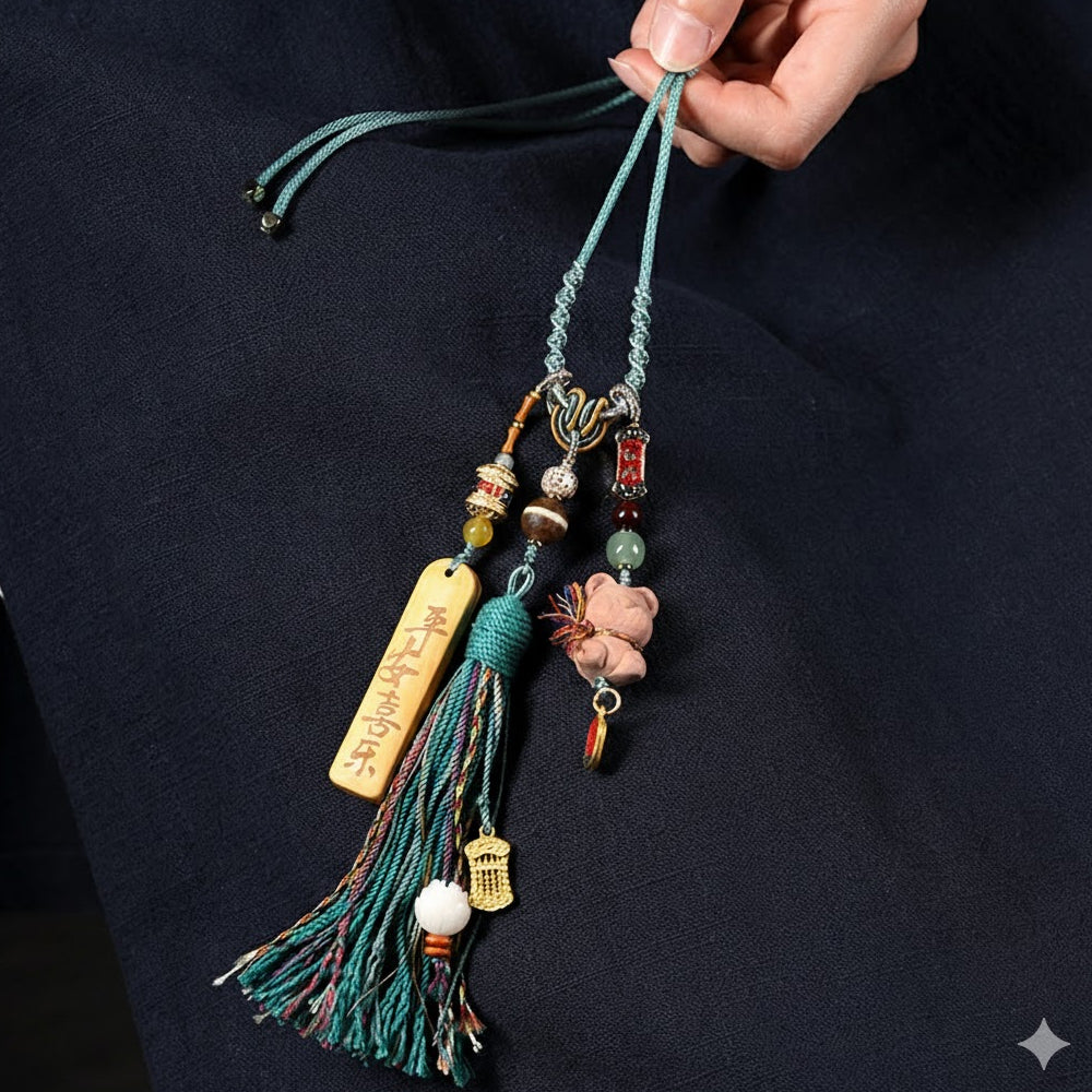 檀香無事牌車掛一路平安順遂「圓滿開運」【首廟天壇天公廟祈福加持】