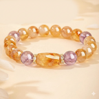 摩天輪黃塔晶旺運水晶手串· 好運系列【台南首廟天壇天公廟祈福加持】