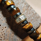 天然黃虎眼石直切歸圓手串「招財系列」【祈福加持】