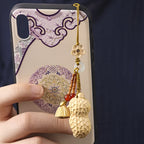 好事花生子孫滿堂手工編織手機鏈掛飾掛件「自在安心系列」【台南首廟天壇天公廟祈福加持】