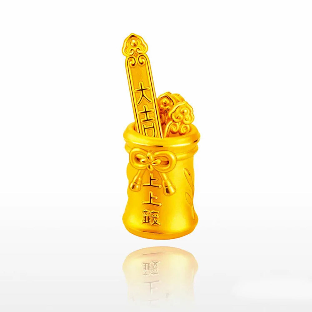 神仙財神爺上上籤搖籤罐辦公桌迷你擺件「招財系列」【祈福加持】