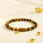 「來財系列」虎眼石手串【台南首廟天壇天公廟祈福加持】