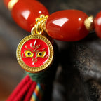 日富一日「來財系列」南紅手串藏式瑪瑙綠松石手串【首廟天壇天公廟祈福加持】