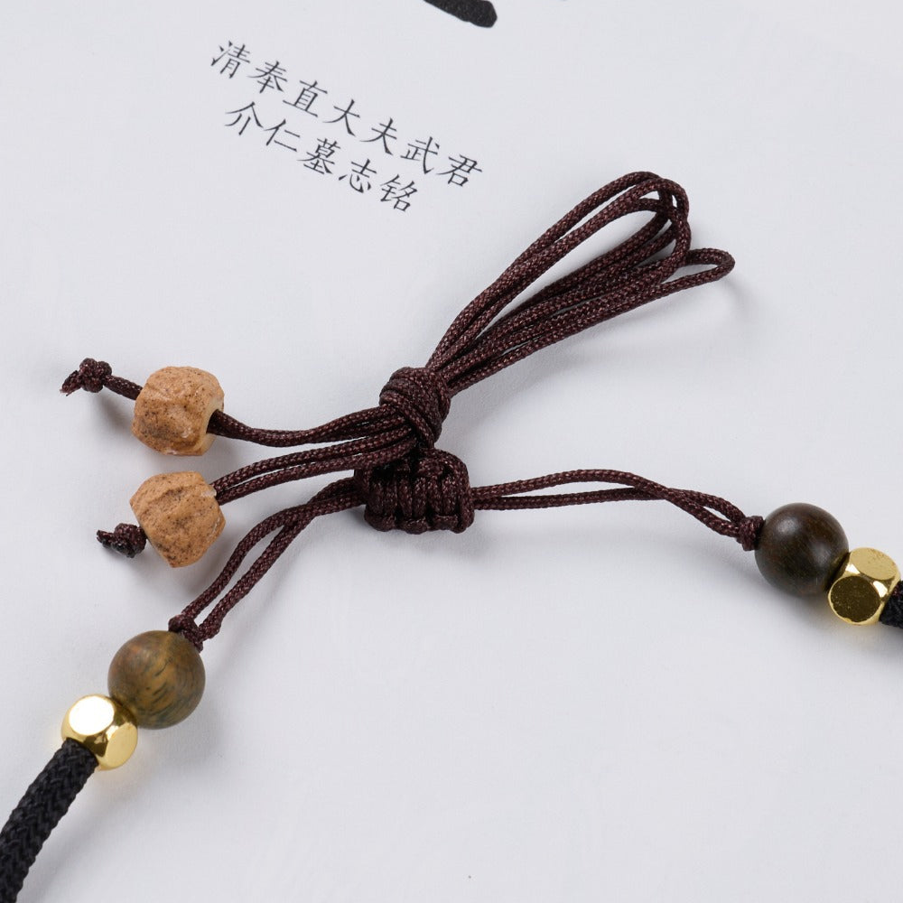 天然雷擊棗木「好運顺」無事牌項鍊天師鍾馗吊墜【祈福加持】