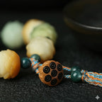 手工精雕漸變蓮花菩提蓮蓬手串「事業順系列」【台南首廟天壇天公廟祈福加持】