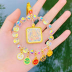 五路爆閃來財掛件掛車「財源廣進」【祈福加持】