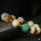 手工精雕漸變蓮花菩提蓮蓬手串「事業順系列」【台南首廟天壇天公廟祈福加持】