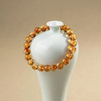 聚金池「來財系列」黃水晶手串天然淨體高檔手串轉運手鏈 【鹿耳門天后宮祈福加持】