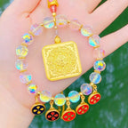 五路爆閃來財掛件掛車「財源廣進」【祈福加持】