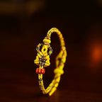 白文殊「開智系列」手繩智慧輪佛結紅繩男女款【台南孔廟祈福加持】