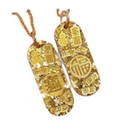 碎冰冰招財進寶吉言福牌吊墜「招財系列」【祈福加持】