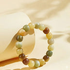 白玉菩提根手串玉化老料「和田玉系列」【台南首廟天壇天公廟祈福加持】