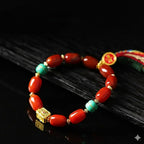 日富一日「來財系列」南紅手串藏式瑪瑙綠松石手串【首廟天壇天公廟祈福加持】