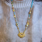 新中式多寶項鍊多寶珐琅配件錦鯉如意鎖項鍊「圓滿開運」【首廟天壇天公廟祈福加持】