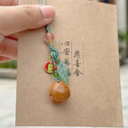 木魚小掛件包掛手機掛「好運顺」【祈福加持】