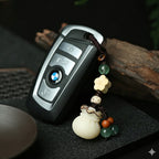 白玉菩提桃花福袋钥匙挂饰 · 開運掛飾「寓意好物系列」【佛光山祈福加持】