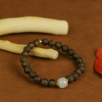 情緒穩「無煩惱系列」和田玉手串沉香木【台南首廟天壇天公廟祈福加持】