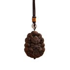 平安狐「好姻緣系列」古法香牌掛件九尾狐車掛天然香牌 【鹿耳門天后宮祈福加持】