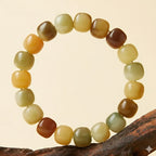 白玉菩提根手串玉化老料「和田玉系列」【台南首廟天壇天公廟祈福加持】