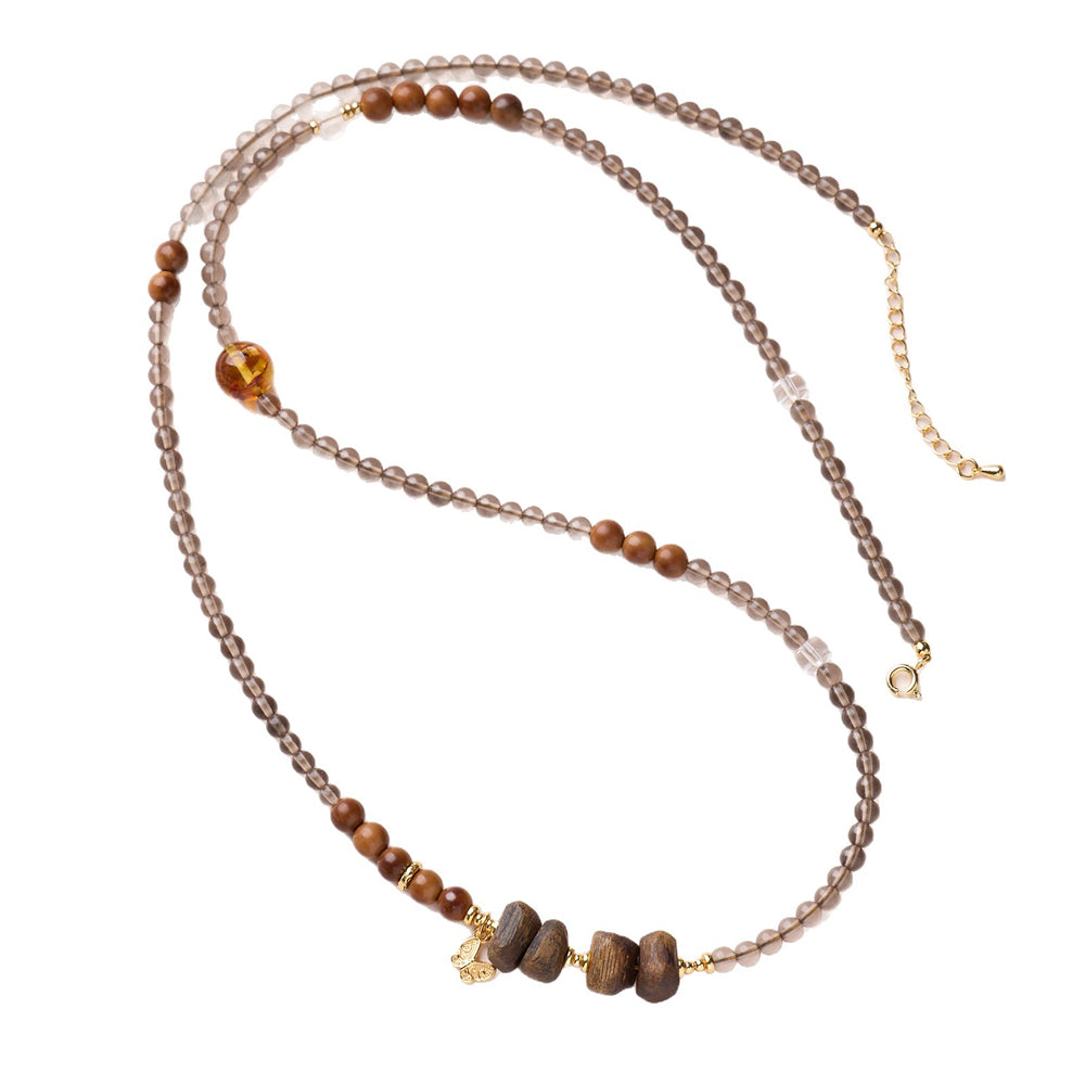 冰曜石庫克沉香手串「自在安心系列」【首廟天壇天公廟祈福加持】