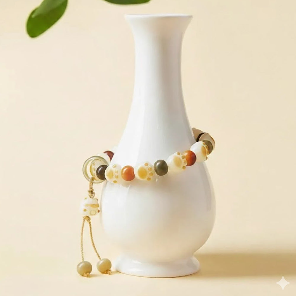 玲瓏可愛貓爪菩提手串「財運來」【首廟天壇天公廟祈福加持】