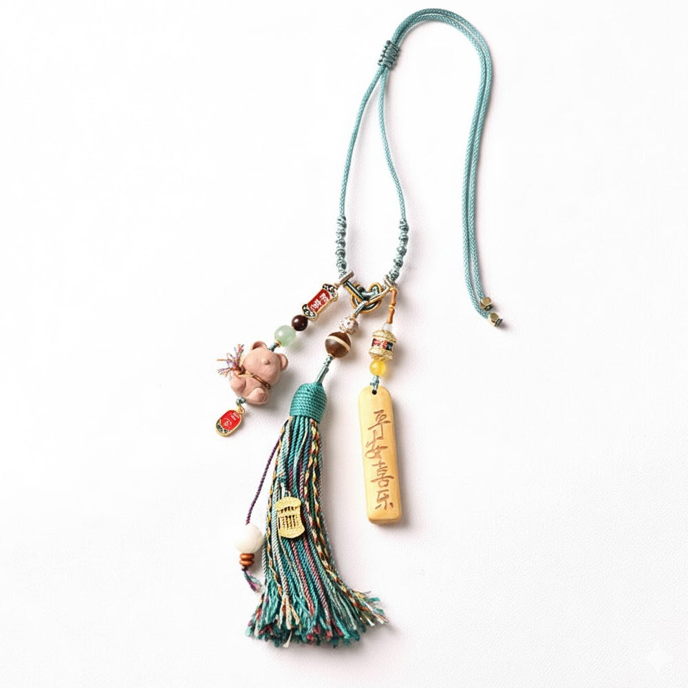 檀香無事牌車掛一路平安順遂「圓滿開運」【首廟天壇天公廟祈福加持】