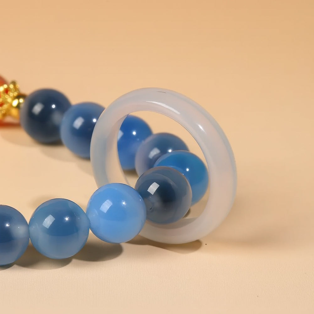 糖心瑪瑙手串上岸轉運男女款「開智系列」【孔廟祈福加持】