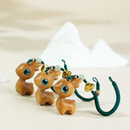 一路平安「寓意好物系列」柚木小鹿掛件【台南首廟天壇天公廟祈福加持】