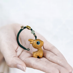 一路平安「寓意好物系列」柚木小鹿掛件【台南首廟天壇天公廟祈福加持】