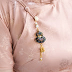 宋錦香囊「馬上有福」手工古風鏤空香薰掛件 【平安加持】