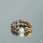 925銀本無相沉香戒指 · 無相沉香戒指「和田玉系列」【台南首廟天壇天公廟祈福加持】