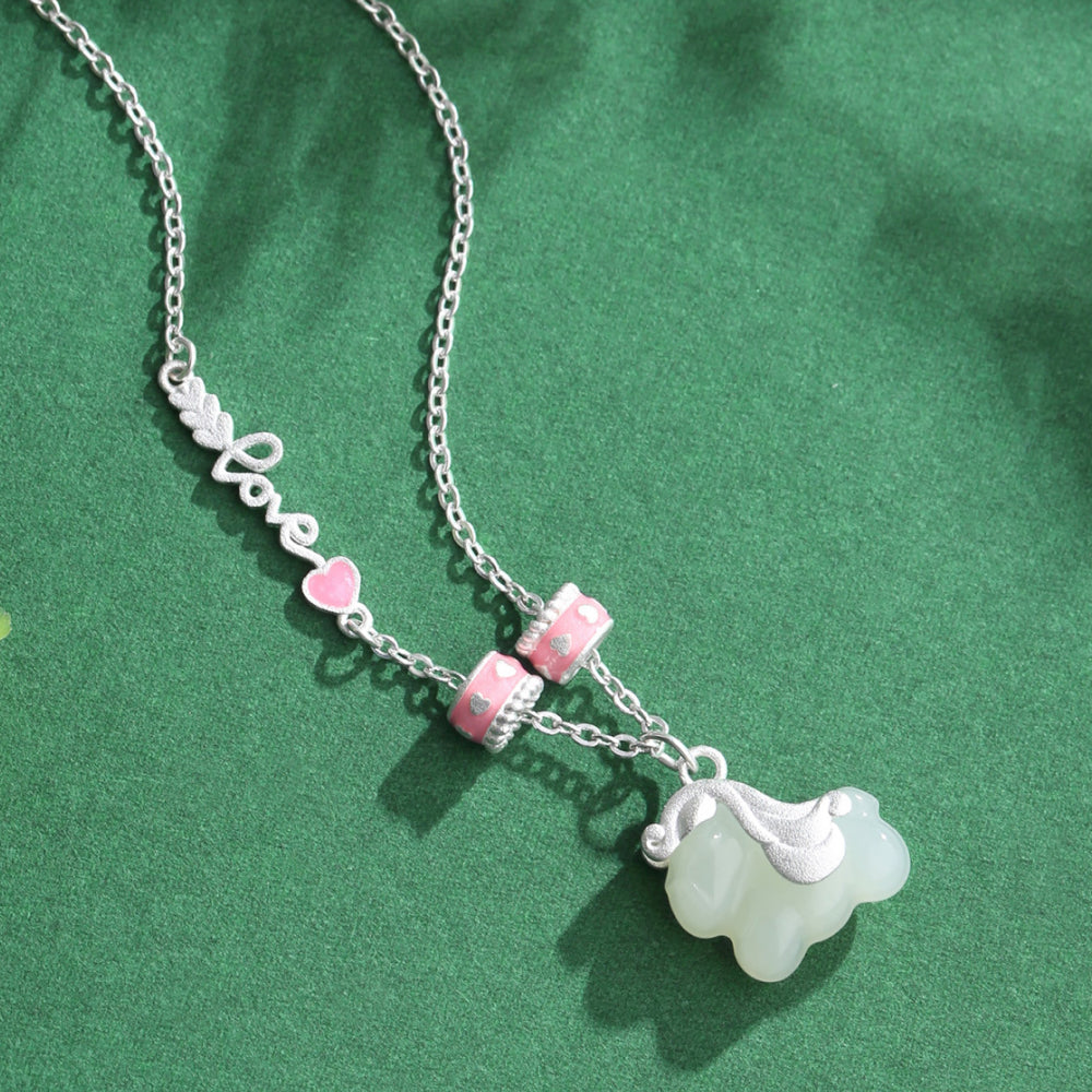 摩天輪 S925 和田玉「馬上有錢」小馬套鍊【祈福加持】