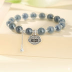 足銀999糖心瑪瑙平安鎖手串「財運來」【首廟天壇天公廟祈福加持】