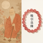 草莓晶「好姻緣系列」手串【鹿耳門天后宮祈福加持】