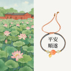 南紅瑪瑙S925純銀蓮花編織手繩「圓滿開運」【首廟天壇天公廟祈福加持】