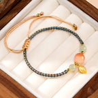 南紅瑪瑙S925純銀蓮花編織手繩「圓滿開運」【首廟天壇天公廟祈福加持】