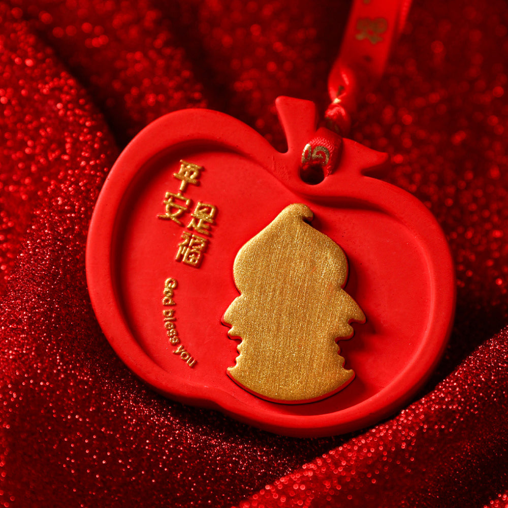 平安是福石膏香薰「馬上有福」掛件家用室內臥室擴香 【祈福加持】