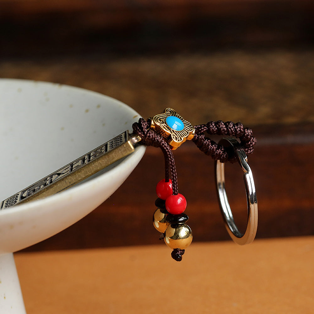 黃銅符「好運顺」南無阿彌陀佛小掛件汽車鑰匙扣【祈福加持】