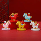 樹脂馬上有錢手機支架（紅色）【祈福加持】