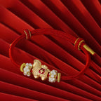 S999「馬上有福」唐駿載寶足銀手繩【招財祈福】