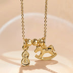 碎碎冰小馬「馬上有福」葫蘆項鍊配飾【祈福加持】