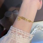 s925純銀「財源廣進」歡樂小木馬碎冰冰五帝錢手鍊 【祈福加持】