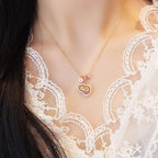 s925純銀珐琅「好運顺」祥云靈動葫蘆項鍊 【祈福加持】