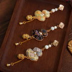 宋錦香囊「馬上有福」手工古風鏤空香薰掛件 【平安加持】