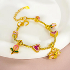 遇金香「好姻緣系列」梵仙山九尾狐吊墜手串【台南鹿耳門天后宮祈福加持】