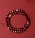 多宝五行朱砂「平安順系列」手串 【鹿耳門天后宮祈福加持】